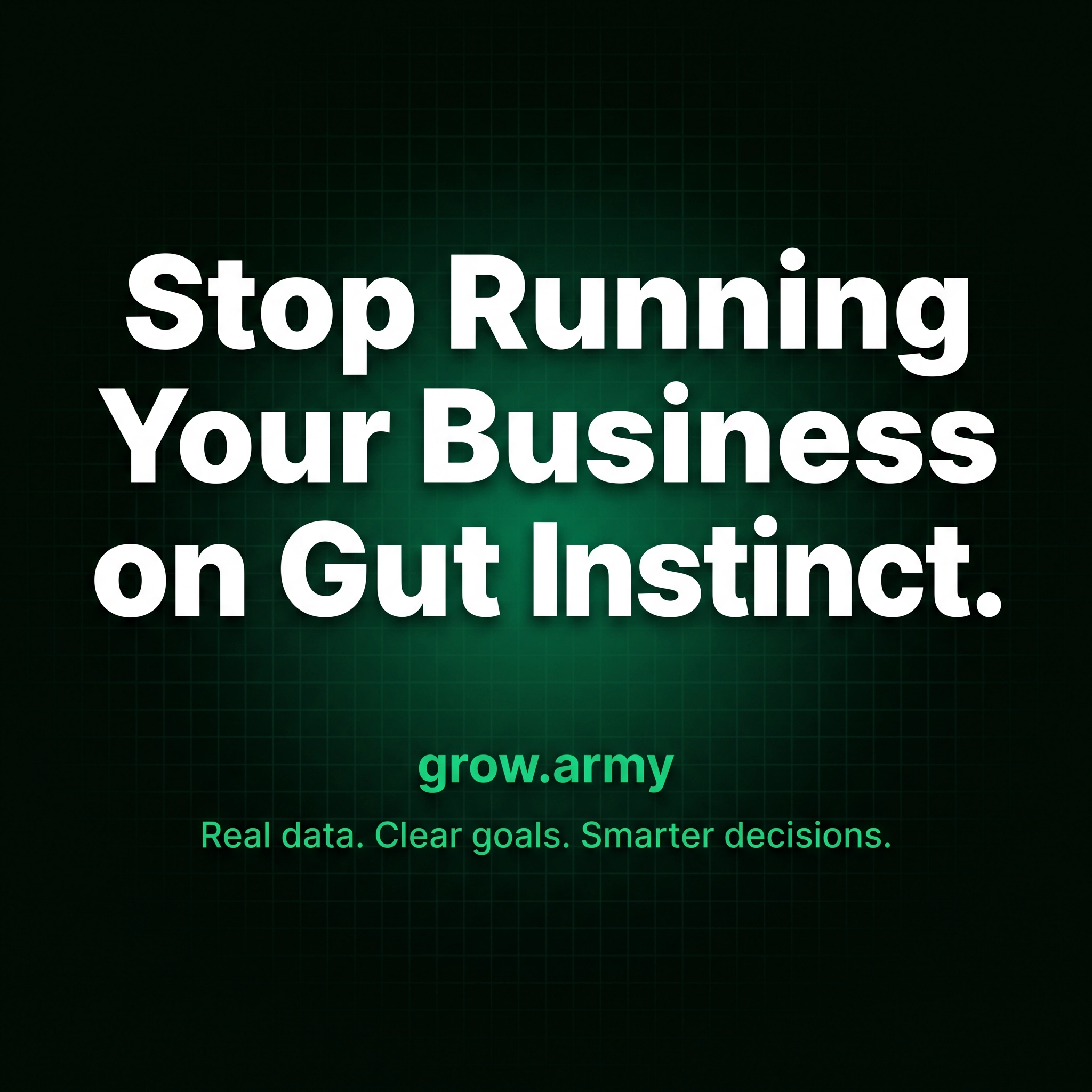 Stop Running Your Business on Gut Instinct